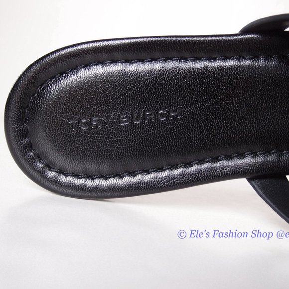 NIB Tory Burch Crystal Embellished Miller Pave Sandal BLACK US 7.5 8 10.5 11 - Picture 14 of 16